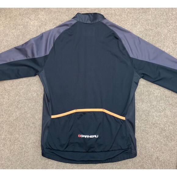 Louis Garneau Cycling Jacket Mens M Fleece Lined Zip-Up Long Sleeve Rear Pockets - Picture 3 of 9
